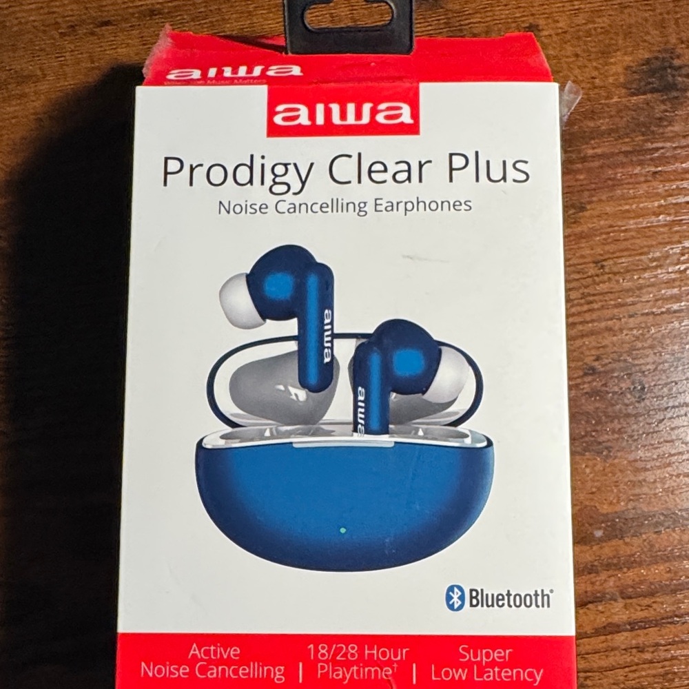 Prodigy Clear Plus Noise Cancelling Earphones - Blue MSRP $60